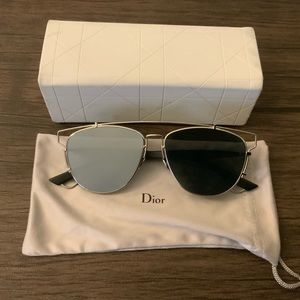 Dior “Technological” Silver Mirrored Sunglasses